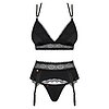 Set Obsessive Lolitte Negru S-M