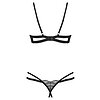 Set Obsessive Nutris Decupat Negru XS-S Thumb 1