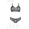 Set Passion Eco Primula Bikini Negru L-XL Thumb 2