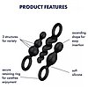 Set Satisfyer De Accesorii Pentru Satisfacție Anală Negru Thumb 2