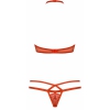 Set Obsessive 838-SET Roșu L-XL Thumb 1