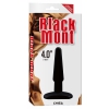 Anal Plug Silicon 4 inch Negru Thumb 3