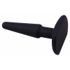 Anal Plug Silicon 4 inch Negru Thumb 2