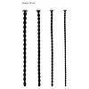 Silicone Spiral Plug Set Advanced Urethral Sounding Negru Thumb 3