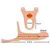 Silicone Strap-on Add 6cm Large Natural Thumb 5