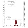 Slim Anal Plug Shots Roșu Thumb 5
