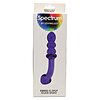 Spectrum Ribbed Punctul G Glass Dildo Albastru Thumb 1