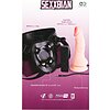 Strap On Cu Vibratii Sexxbian 19cm Natural Thumb 1