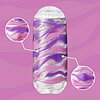 TENGA ARTE Drape - Masturbator Reutilizabil Compact 13,5 cm Transparent Thumb 2