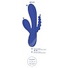 Triple Love Vibrator Albastru Thumb 7