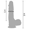 Ultra Realistic Dildo Silicone 23 cm Natural Thumb 7