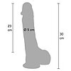 Ultra Realistic Dildo Silicone 30 cm Natural Thumb 7