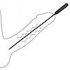 Vibrating Plug Extra Long Urethral Sounding Negru Thumb 4