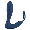 Vibrating Prostate Plug With Ring Albastru Thumb 1