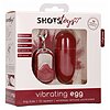 Vibrator 10 Speed Remote Egg Big Roșu Thumb 3