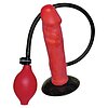Vibrator Balloon Inflatable Dildo Roșu Thumb 2