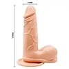 Vibrator Barbara Genie Multi-Speed 6.1 Inch Natural Thumb 3