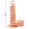 Vibrator Barbara Genie Multi-Speed 6.1 Inch Natural Thumb 3