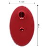 Vibrator Clitoridian Ruby Red Diamond Roșu Thumb 4
