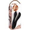 Vibrator Double Julie 2-Armed Negru Thumb 3