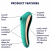 Vibrator Dual Kiss Punctul G Vibrator Verde Thumb 5