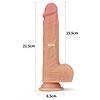 Vibrator Dual Layered Rotating Nature Penis Natural Thumb 6