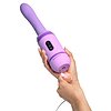 Vibrator Fantasy Love Cu Împingere Mov Thumb 5