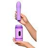 Vibrator Fantasy Love Cu Împingere Mov Thumb 9