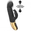 Vibrator G-Stormer Thrusting Rabbit Negru Thumb 1