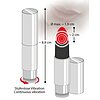 Vibrator Kiss Me Lipstick Roșu Thumb 3