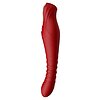 Vibrator Punctul G King Vibrating Thruster Rosu Thumb 3