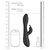 Vibrator Rabbit Mira Spinning Punctul G Negru Thumb 3