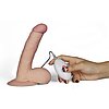 Vibrator Realistic cu Telecomanda The Ultra Soft Dude Natural Thumb 1