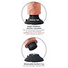 Vibrator Realistic Flexibil 17.8cm Natural Thumb 3