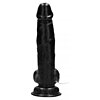 Vibrator Realistic Penis 20cm Negru Thumb 9