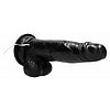 Vibrator Realistic Penis 20cm Negru Thumb 7