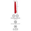 Vibrator Red Push Roșu Thumb 5