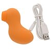 Vibrator Sexy Duckface Pulse Portocaliu Thumb 2