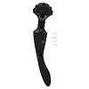 Vibrator Shiatsu Bendable Massager Wand Negru Thumb 5