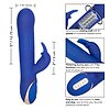 Vibrator Silicone Rotating Rabbit Albastru Thumb 7