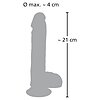 Vibrator Thrusting Vibe Natural Thumb 7