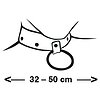 Zgardă Zado Bondage Collar Negru Thumb 3