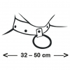 Zgardă Zado Bondage Collar Negru Thumb 3