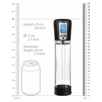 Premium Rechargeable Automatic LCD Pump - Transparent