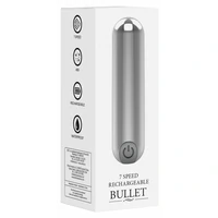 Vibrator Mini 7 Speed Argintiu