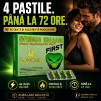 4 Pastile Green Snake Potență Și Rezistență 2–3 Zile