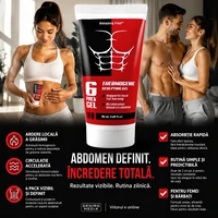 6 Pack Gel Pentru Abdomen Sculptat și Piele Fermă 50ml