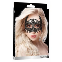 Empress Black Lace Mask Negru
