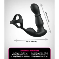 Anal Fantasy Elite Slide Glide 10 Funcții Reîncărcabil Negru