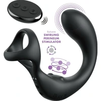 Anal Fantasy Elite Taint Alizer Prostată Perineu 3 Viteze Negru